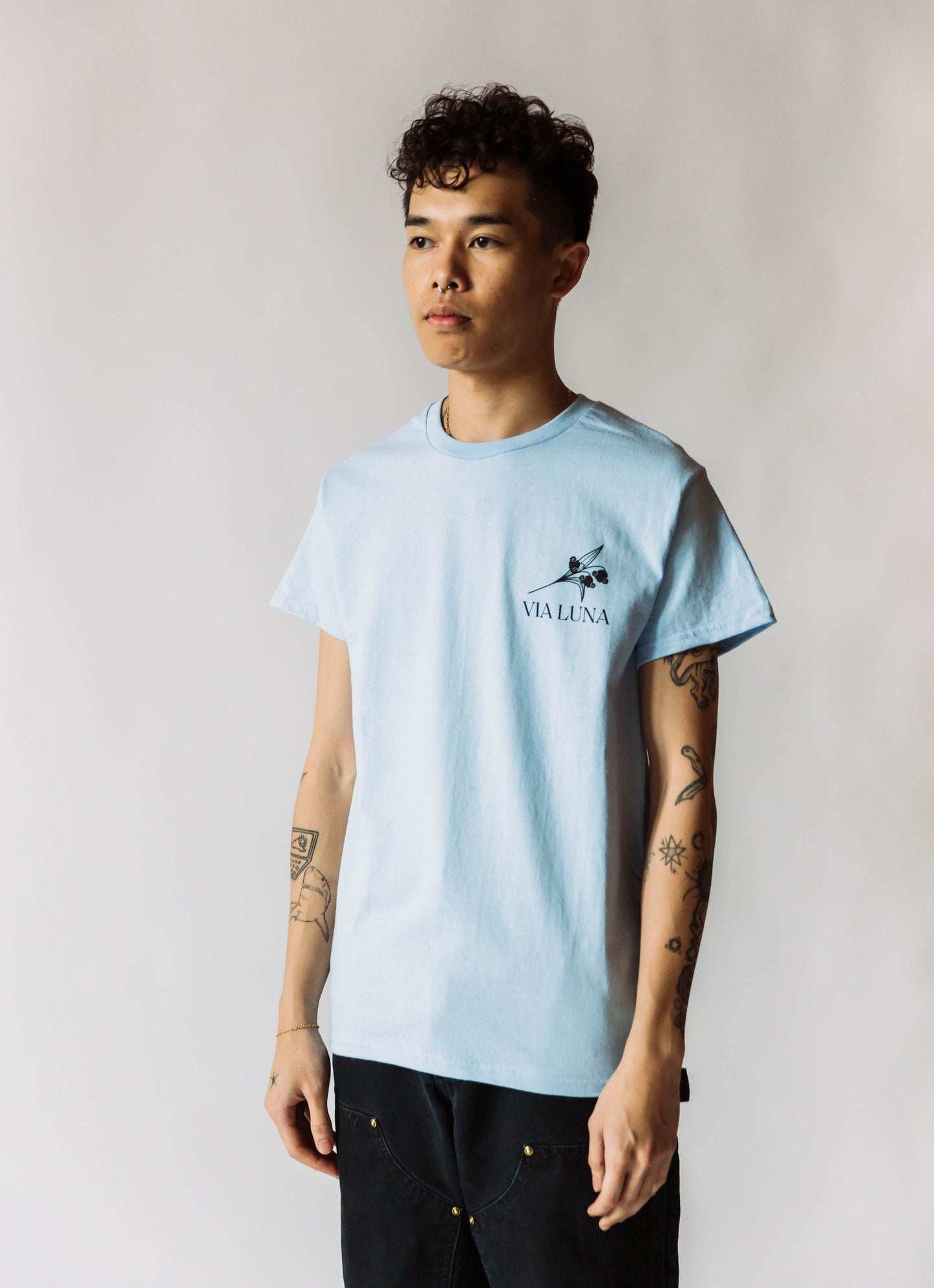 Blue Lily tee