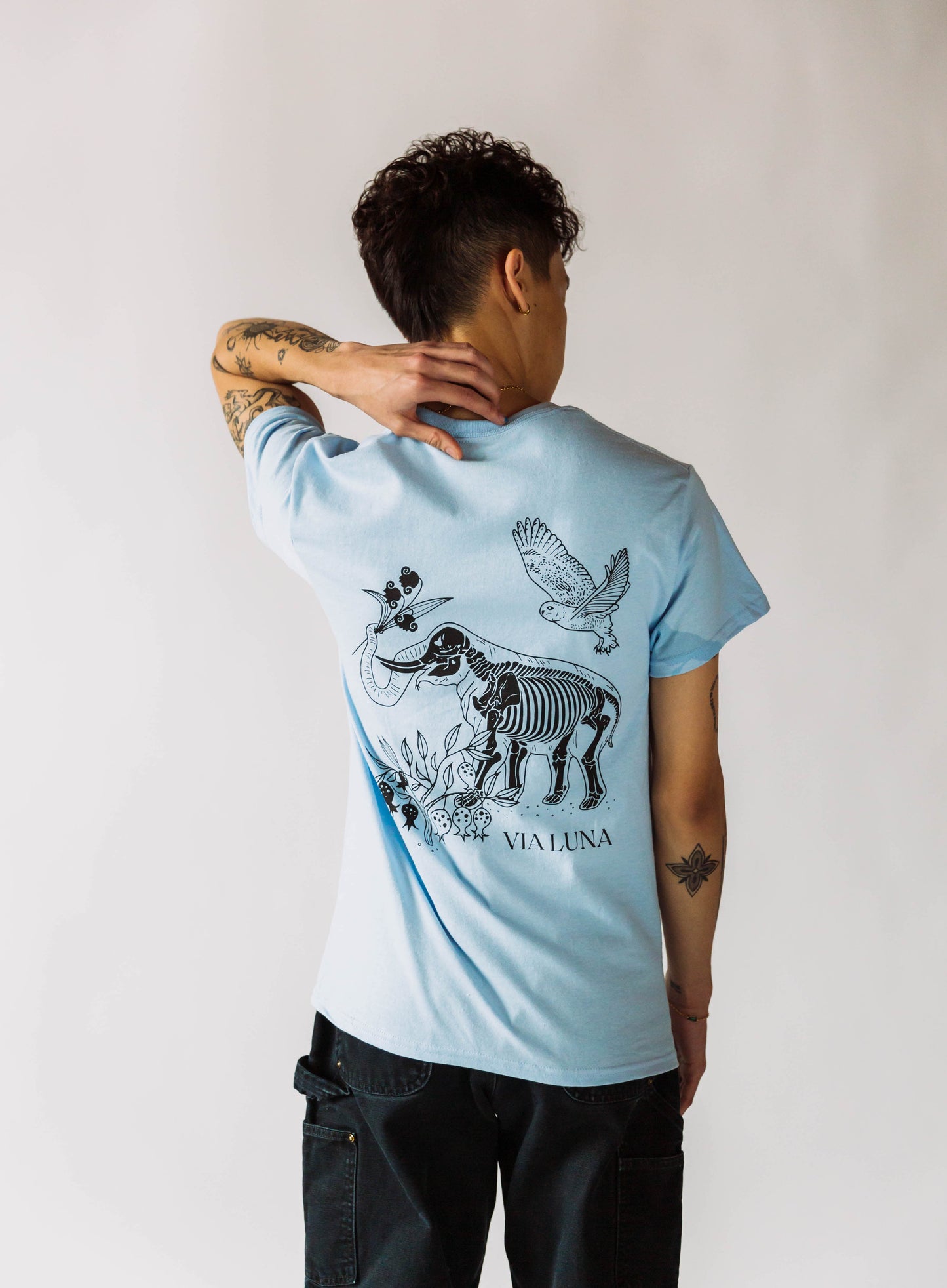 Blue Lily tee